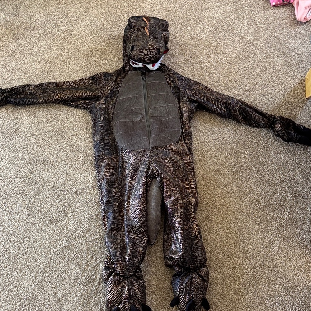 Children's Dragon Costume - Dark Brown